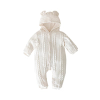 Load image into Gallery viewer, Baby Kid Unisex Solid Color Crochet Jumpsuits Wholesale 221121354Baby Kid Unisex Solid Color Crochet Jumpsuits Wholesale 221121354
