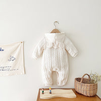 Load image into Gallery viewer, Baby Kid Unisex Solid Color Crochet Jumpsuits Wholesale 221121354
