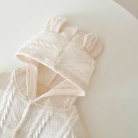 Load image into Gallery viewer, Baby Kid Unisex Solid Color Crochet Jumpsuits Wholesale 221121354
