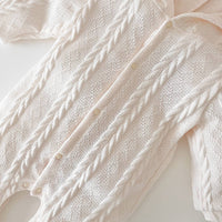 Load image into Gallery viewer, Baby Kid Unisex Solid Color Crochet Jumpsuits Wholesale 221121354
