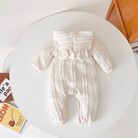 Load image into Gallery viewer, Baby Kid Unisex Solid Color Crochet Jumpsuits Wholesale 221121354
