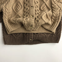 Load image into Gallery viewer, Baby Kid Unisex Solid Color Crochet Cardigan Knitwear Wholesale 22112145
