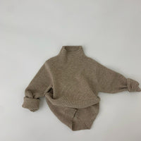 Load image into Gallery viewer, Baby Kid Unisex Solid Color Crochet Sweaters Wholesale 22112147
