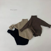 Load image into Gallery viewer, Baby Kid Unisex Solid Color Crochet Sweaters Wholesale 22112147
