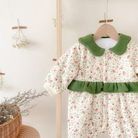 Load image into Gallery viewer, Baby Kid Girls Flower Print Jumpsuits Wholesale 22112149
