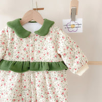 Load image into Gallery viewer, Baby Kid Girls Flower Print Jumpsuits Wholesale 22112149
