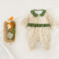 Load image into Gallery viewer, Baby Kid Girls Flower Print Jumpsuits Wholesale 22112149

