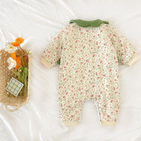 Load image into Gallery viewer, Baby Kid Girls Flower Print Jumpsuits Wholesale 22112149
