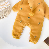 Load image into Gallery viewer, Baby Kid Girls Flower Embroidered Jumpsuits Wholesale 22112150
