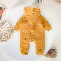 Load image into Gallery viewer, Baby Kid Girls Flower Embroidered Jumpsuits Wholesale 22112150
