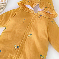 Load image into Gallery viewer, Baby Kid Girls Flower Embroidered Jumpsuits Wholesale 22112150
