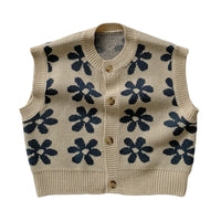 Load image into Gallery viewer, Baby Kid Unisex Flower Vests Waistcoats Knitwear Wholesale 22112152
