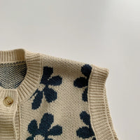 Load image into Gallery viewer, Baby Kid Unisex Flower Vests Waistcoats Knitwear Wholesale 22112152
