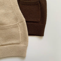 Load image into Gallery viewer, Baby Kid Unisex Solid Color Vests Waistcoats Knitwear Wholesale 22112154
