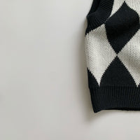 Load image into Gallery viewer, Baby Kid Unisex Checked Vests Waistcoats Knitwear Wholesale 22112157
