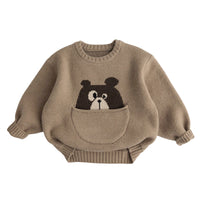 Load image into Gallery viewer, Baby Kid Unisex Animals Cartoon Print Sweaters Wholesale 221121571
