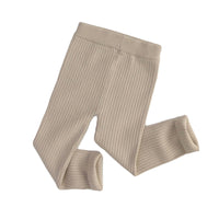 Load image into Gallery viewer, Baby Kid Girls Solid Color Striped Pants Leggings Wholesale 221121628
