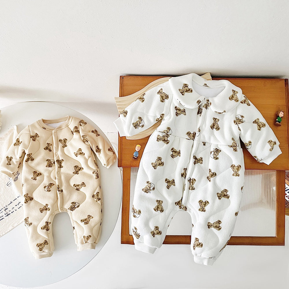 Baby Kid Unisex Animals Print Jumpsuits Wholesale 221121642