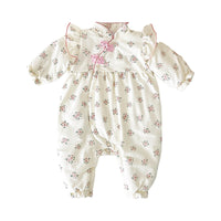 Load image into Gallery viewer, Baby Kid Girls Flower Print Jumpsuits Wholesale 221121662
