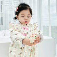 Load image into Gallery viewer, Baby Kid Girls Flower Print Jumpsuits Wholesale 221121662
