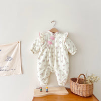 Load image into Gallery viewer, Baby Kid Girls Flower Print Jumpsuits Wholesale 221121662

