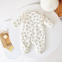 Load image into Gallery viewer, Baby Kid Girls Flower Print Jumpsuits Wholesale 221121662
