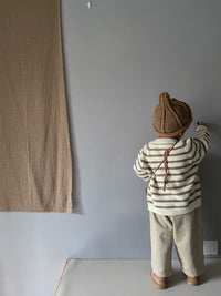 Load image into Gallery viewer, Baby Kid Unisex Striped Crochet Cardigan Wholesale 22112167
