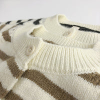 Load image into Gallery viewer, Baby Kid Unisex Striped Crochet Cardigan Wholesale 22112167
