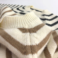 Load image into Gallery viewer, Baby Kid Unisex Striped Crochet Cardigan Wholesale 22112167
