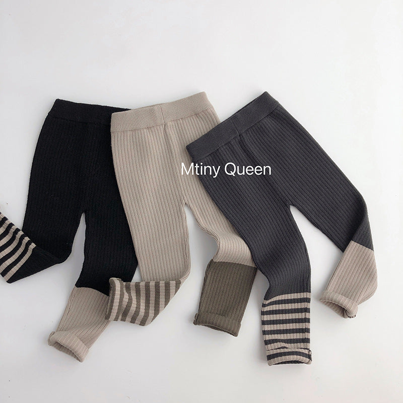 Baby Kid Girls Striped Pants Wholesale 221121690