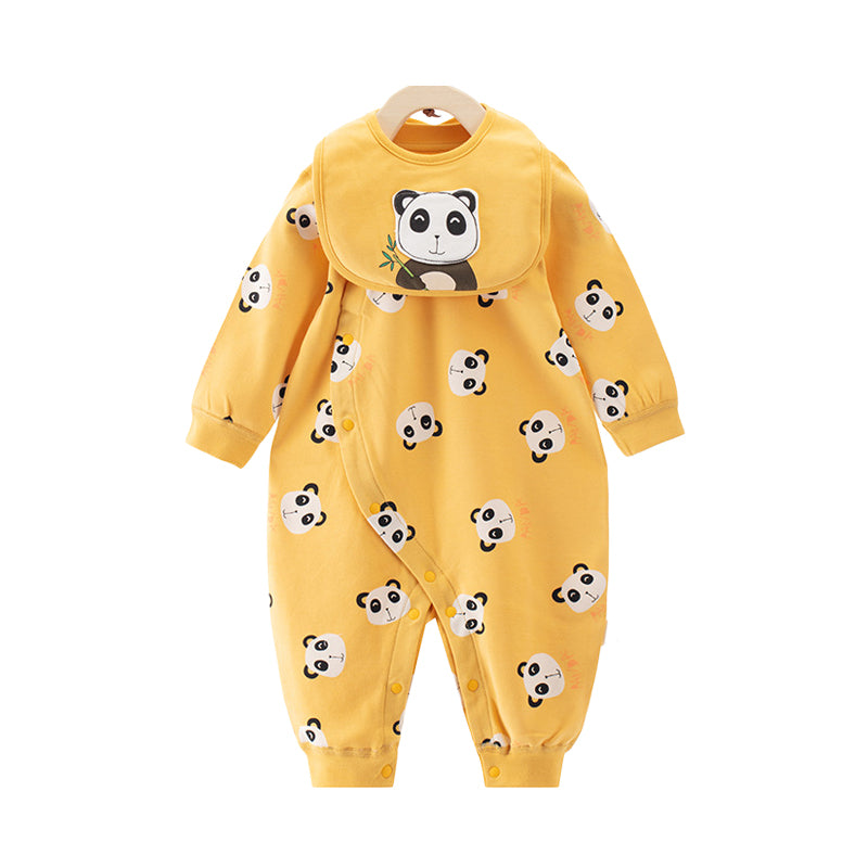 Baby Unisex Animals Cartoon Print Jumpsuits Wholesale 221121691