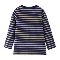 Load image into Gallery viewer, Baby Kid Boys Striped Cartoon Print Tops Wholesale 22112514

