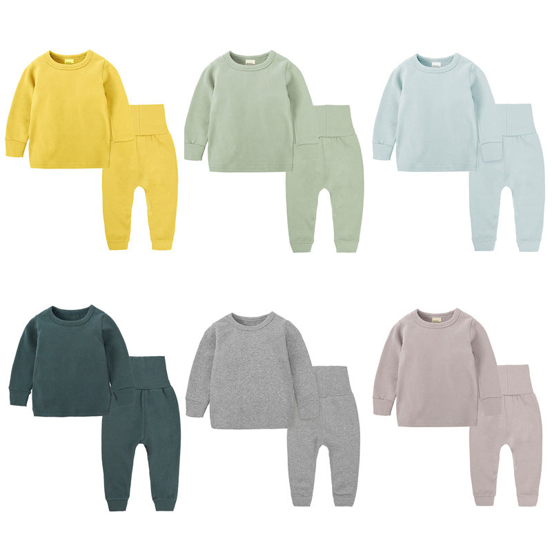 Kid Big Kid Unisex Solid Color Sleepwears Wholesale 221125181