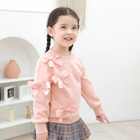 Load image into Gallery viewer, Baby Kid Girls Bow Hoodies Swearshirts Wholesale 221125228
