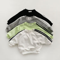 Load image into Gallery viewer, 2 Pieces Set Baby Kid Unisex Solid Color Hoodies Swearshirts And Pants Wholesale 221125277
