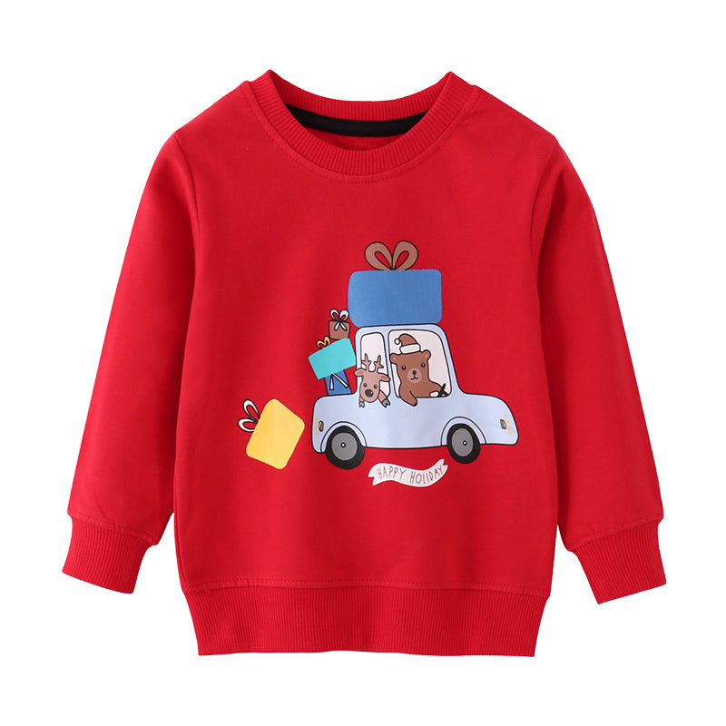 Baby Kid Unisex Cartoon Print Hoodies Swearshirts Wholesale 221125302
