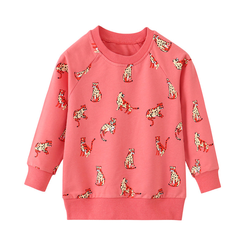 Baby Kid Girls Animals Cartoon Print Hoodies Swearshirts Wholesale 221125328