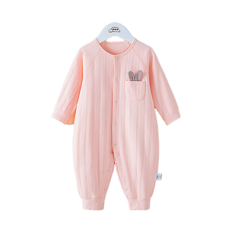 Baby Unisex Solid Color Jumpsuits Wholesale 221125348