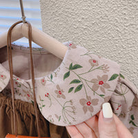 Load image into Gallery viewer, 2 Pieces Set Baby Kid Girls Flower Print Tops And Solid Color Jumpsuits Wholesale 221125367
