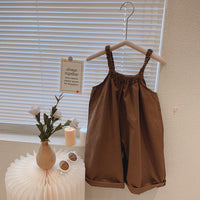 Load image into Gallery viewer, 2 Pieces Set Baby Kid Girls Flower Print Tops And Solid Color Jumpsuits Wholesale 221125367
