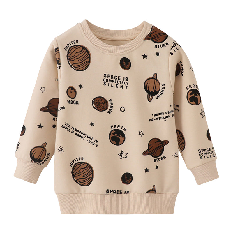 Baby Kid Boys Letters Galaxy Print Hoodies Swearshirts Wholesale 221125369