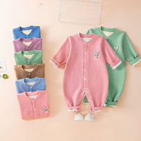 Load image into Gallery viewer, Baby Unisex Solid Color Cartoon Jumpsuits Wholesale 221125385
