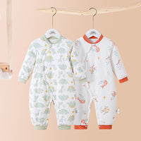 Load image into Gallery viewer, Baby Kid Unisex Dinosaur Animals Print Jumpsuits Wholesale 221125397
