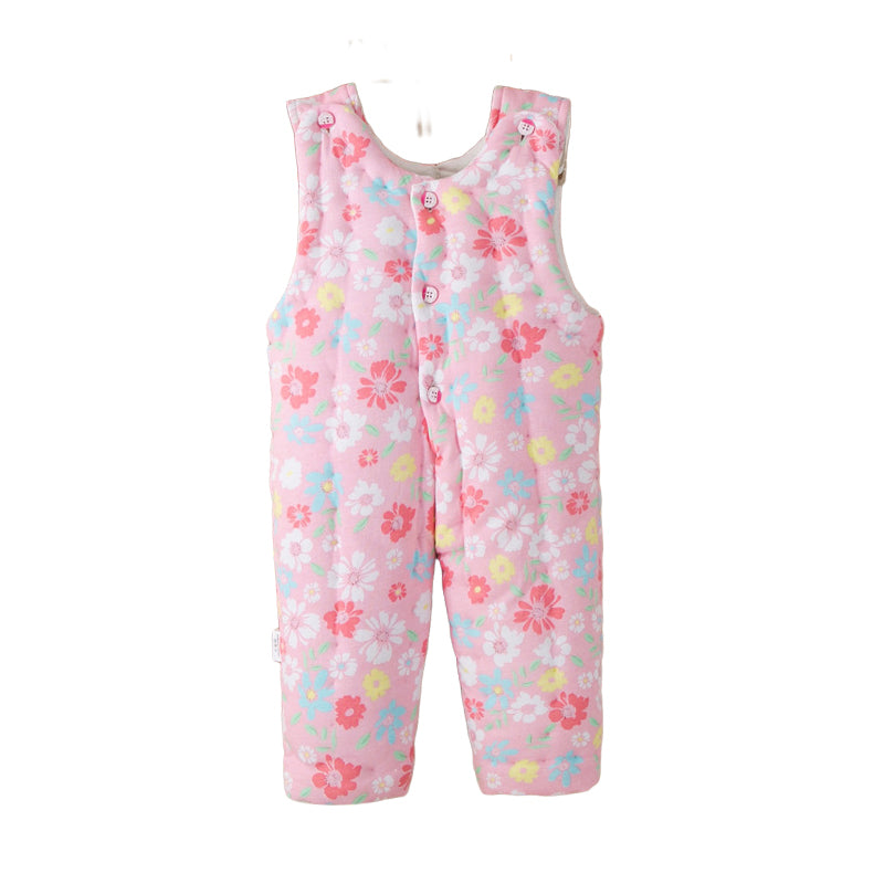 Baby Kid Unisex Flower Print Jumpsuits Wholesale 221125404