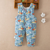 Load image into Gallery viewer, Baby Kid Unisex Flower Print Jumpsuits Wholesale 221125404

