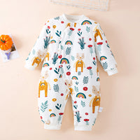 Load image into Gallery viewer, Baby Unisex Cartoon Print Jumpsuits Sleepwears Wholesale 221125407

