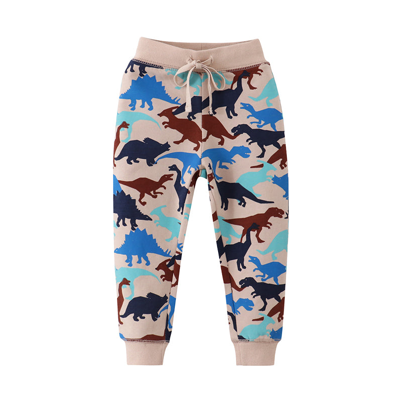 Baby Kid Boys Dinosaur Print Pants Wholesale 221125408