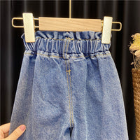 Load image into Gallery viewer, 2 Pieces Set Baby Kid Girls Color-blocking Tops And Solid Color Pants Wholesale 221125421
