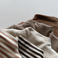 Load image into Gallery viewer, Baby Kid Unisex Solid Color Striped Tops Wholesale 221125477
