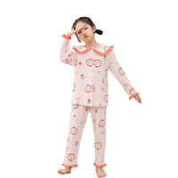 Load image into Gallery viewer, 2 Pieces Set Kid Girls Cartoon Print Shirts And Pants Wholesale 221125490
